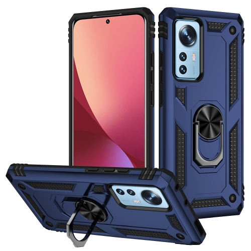  Xiaomi 12 Skal Shockproof Ring Blå
