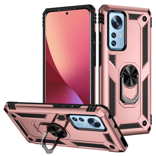  Xiaomi 12 Skal Shockproof Ring Roséguld
