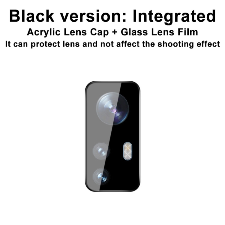 IMAK IMAK Xiaomi 12 Linsskydd Härdat Glas Svart