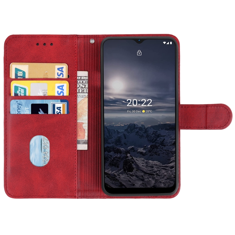  Nokia G11 / G21 Fodral Läder Röd