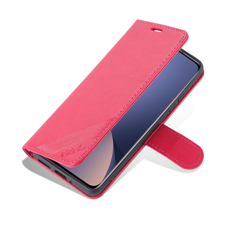 AZNS AZNS Xiaomi 12 Fodral Läder Röd