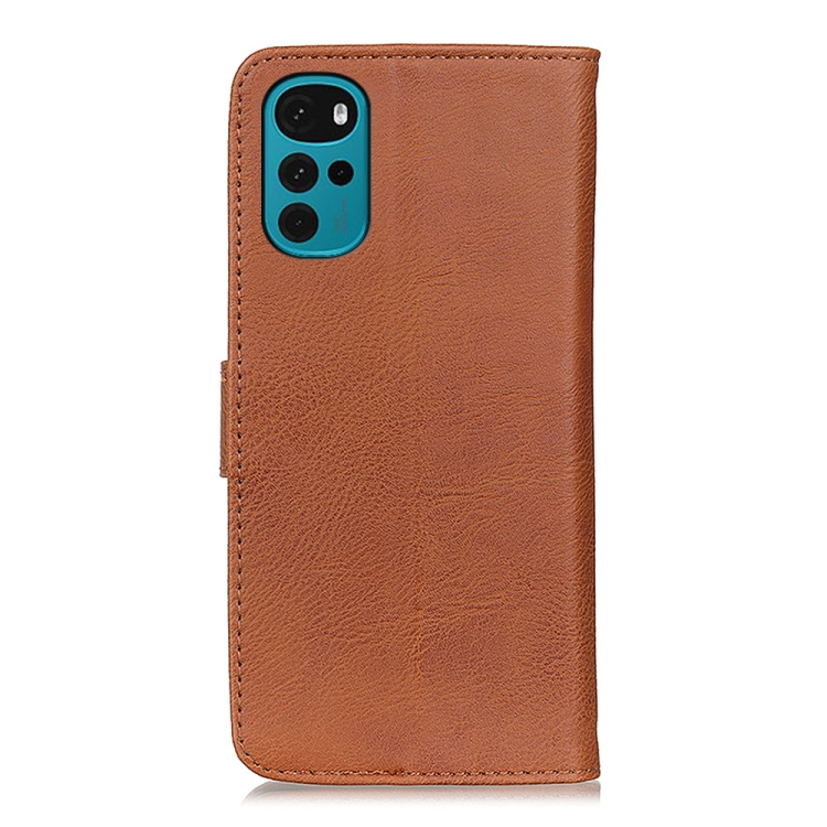 KHAZNEH KHAZNEH Motorola Moto G22 Fodral Läder Brun