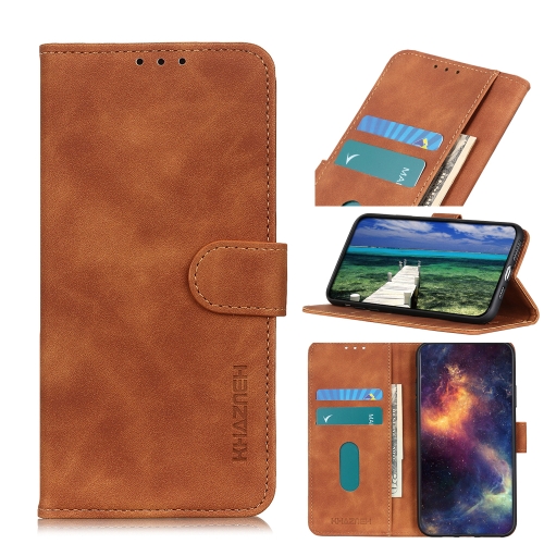 KHAZNEH KHAZNEH Motorola Moto G22 Fodral Retro Brun