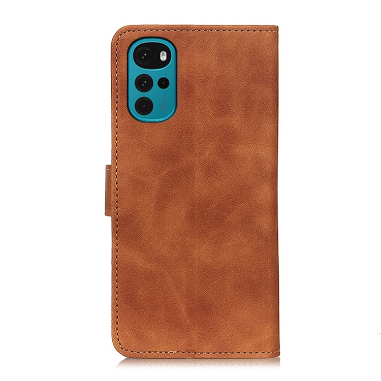 KHAZNEH KHAZNEH Motorola Moto G22 Fodral Retro Brun