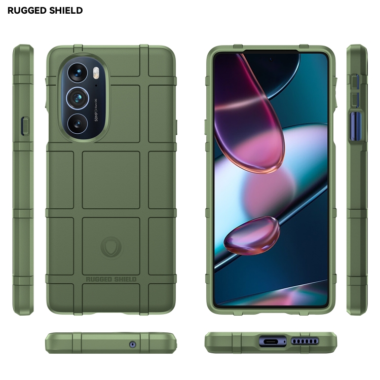  Motorola Edge 30 Pro Skal Robust Grön