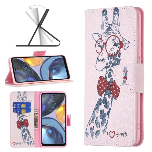  Motorola Moto G22 Fodral Tryck Giraff