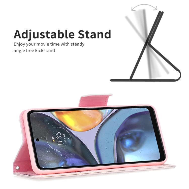  Motorola Moto G22 Fodral Tryck Giraff