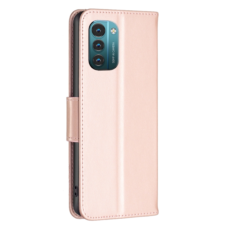  Nokia G11 / G21 Fodral Tryck Butterfly Roséguld