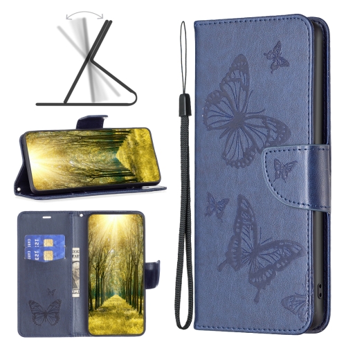  Nokia G11 / G21 Fodral Tryck Butterfly Blå