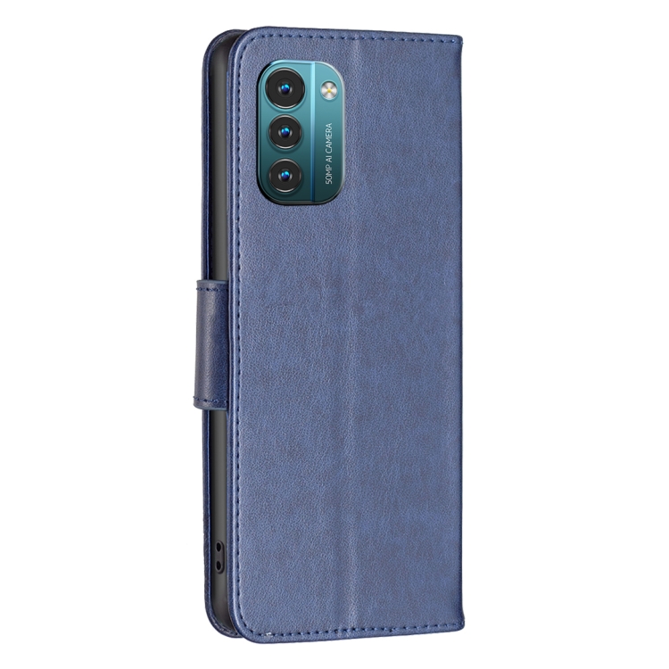  Nokia G11 / G21 Fodral Tryck Butterfly Blå