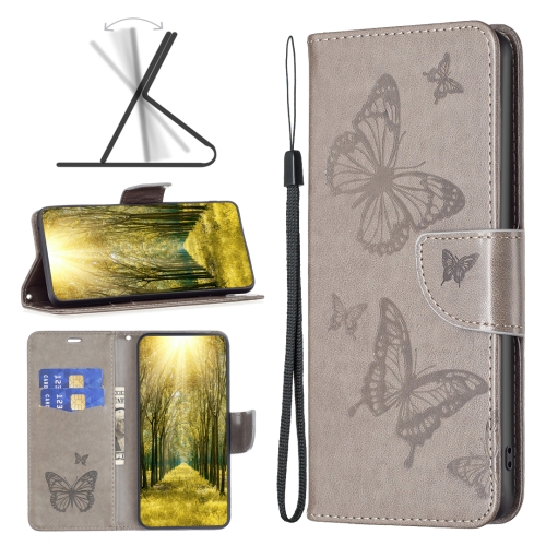  Nokia G11 / G21 Fodral Tryck Butterfly Grå