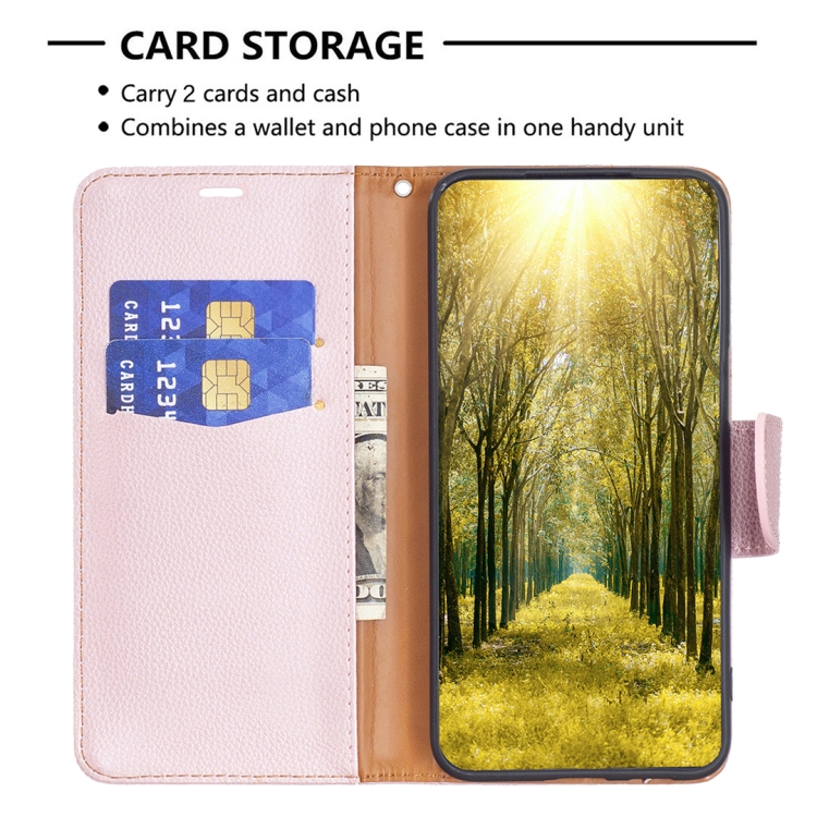  Nokia G11 / G21 Fodral Shark Litchi Roséguld