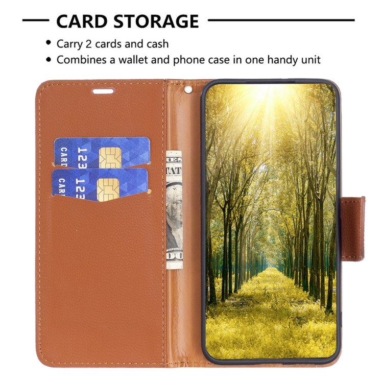  Nokia G11 / G21 Fodral Shark Litchi Brun