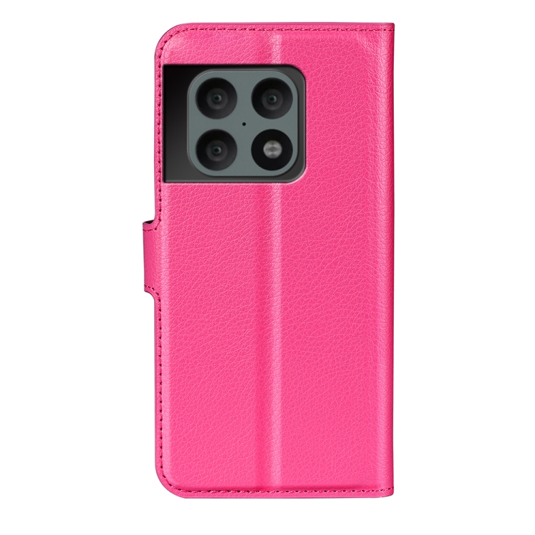  OnePlus 10 Pro 5G Fodral Litchi Textur Rosa