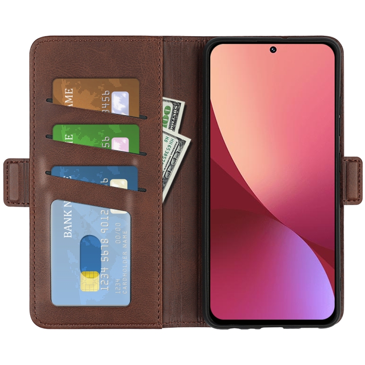  Xiaomi 12 Fodral Magnetisk Stängning Brun