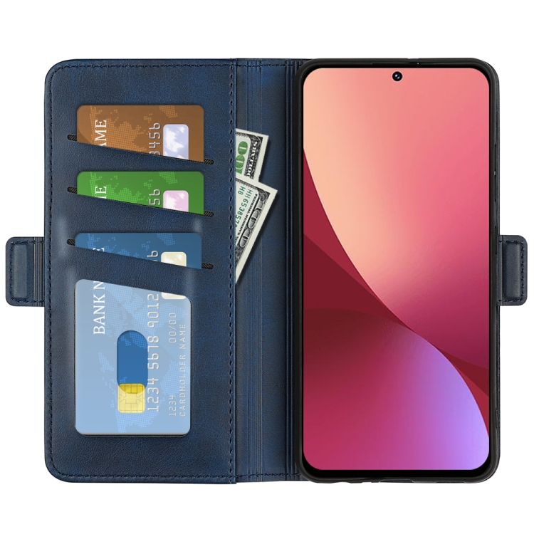  Xiaomi 12 Fodral Magnetisk Stängning Blå