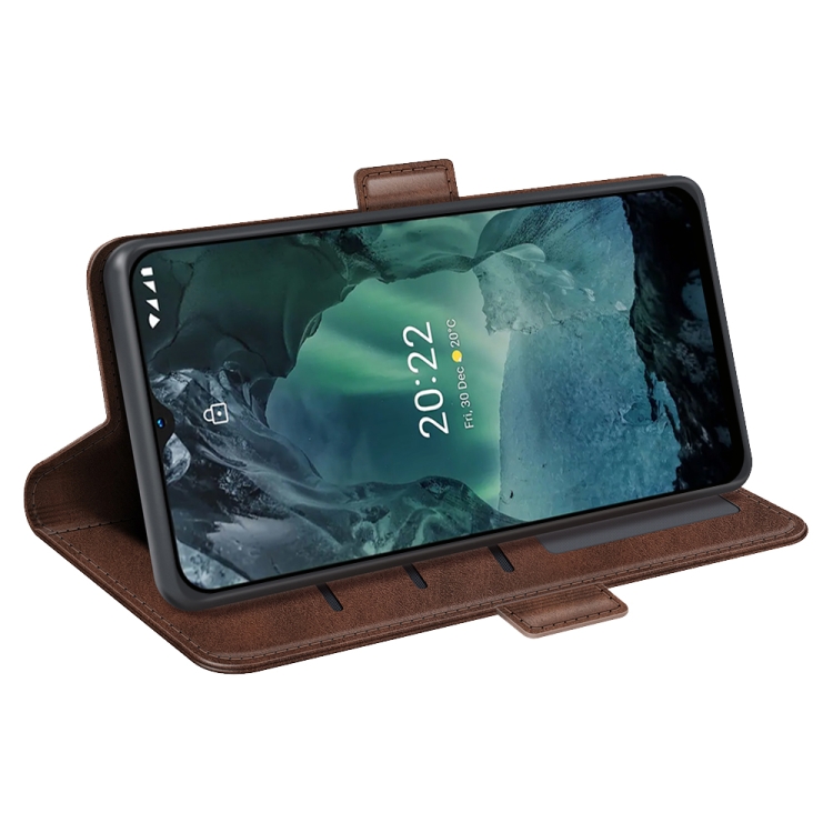  Nokia G11 / G21 Fodral Magnetisk Stängning Brun