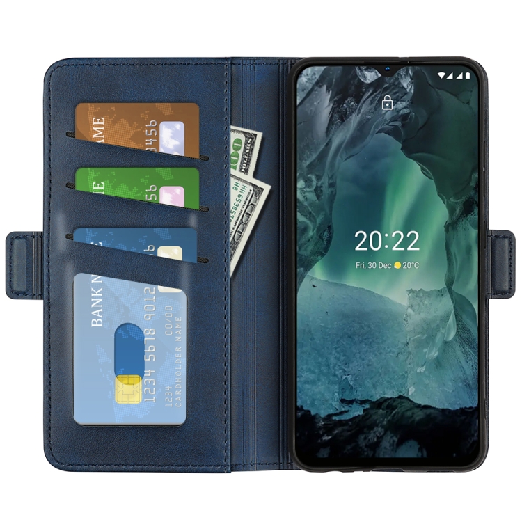  Nokia G11 / G21 Fodral Magnetisk Stängning Blå
