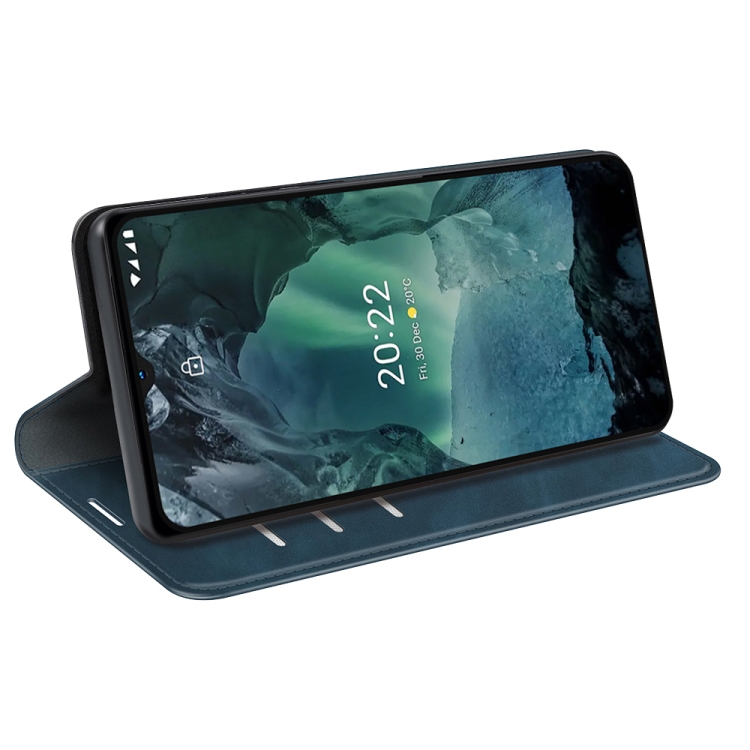  Nokia G11 / G21 Fodral Flip Skin Touch Blå