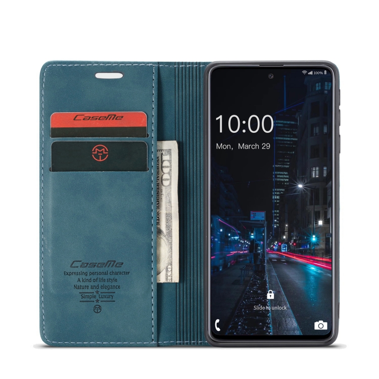 CASEME CASEME Samsung Galaxy A33 5G Fodral Retro Blå/Grön
