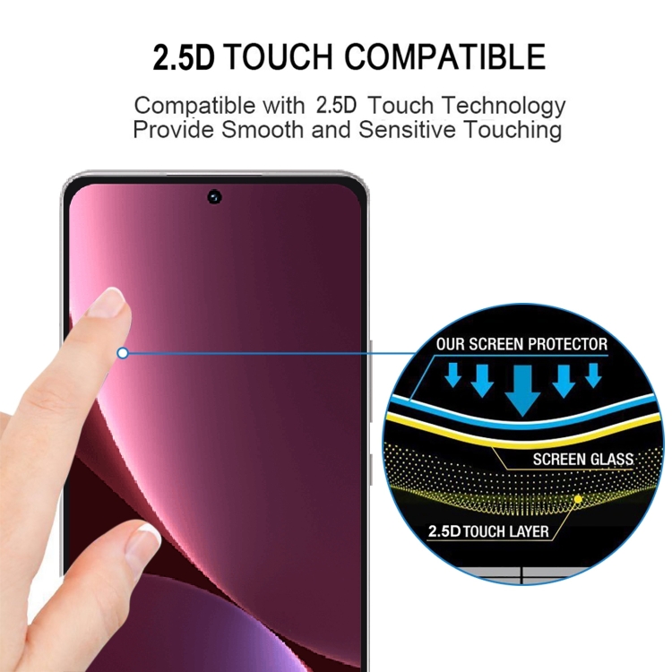  Xiaomi 12 Pro Skärmskydd Heltäckande Härdat Glas