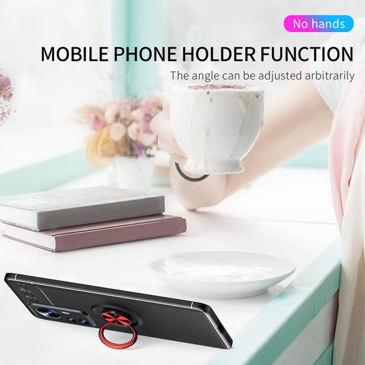  Xiaomi 12 Pro Skal Ring Svart