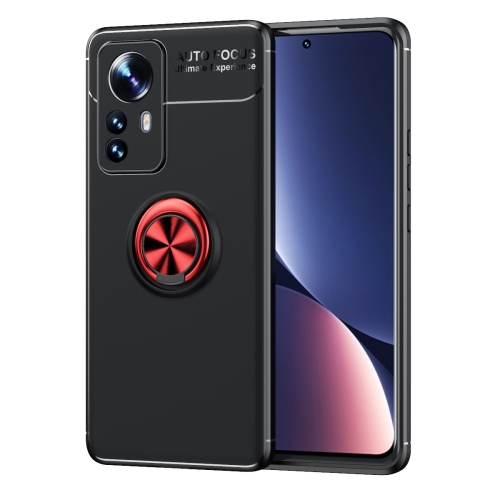  Xiaomi 12 Pro Skal Ring Svart/Röd