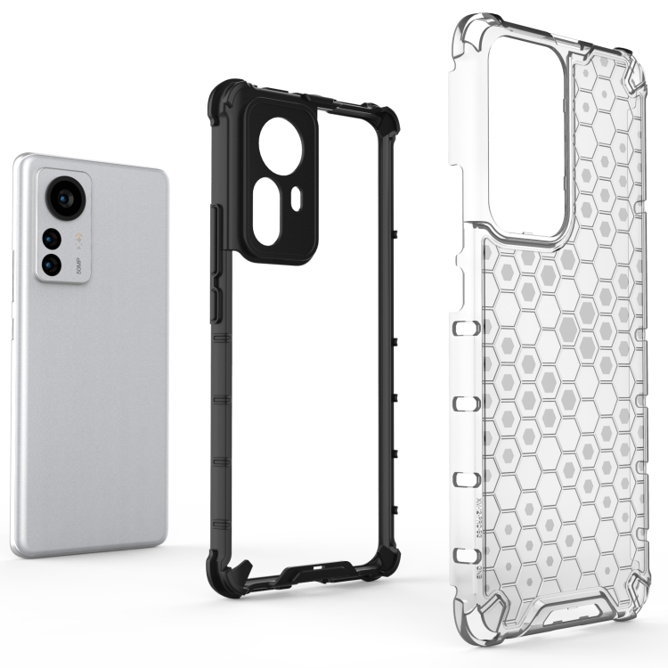  Xiaomi 12 Pro Skal Hybrid Honeycomb Grön