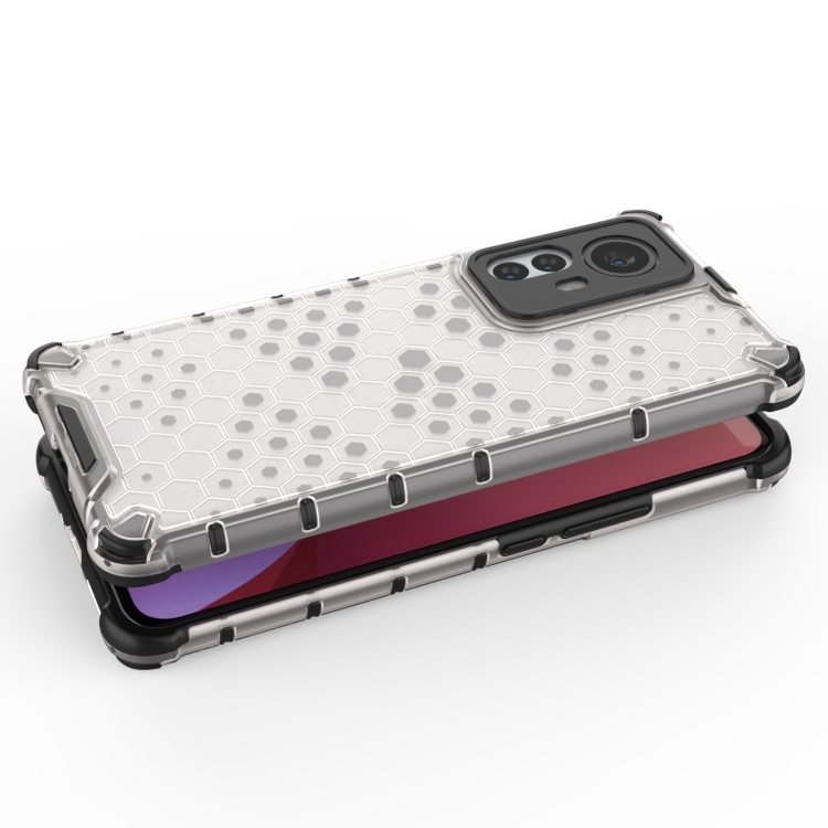  Xiaomi 12 Pro Skal Hybrid Honeycomb Röd