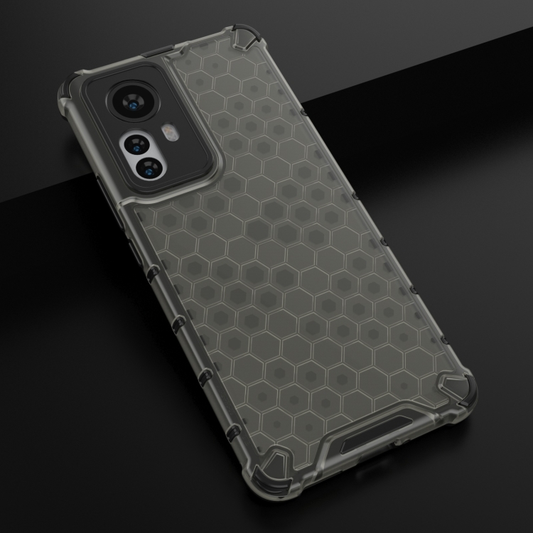  Xiaomi 12 Pro Skal Hybrid Honeycomb Svart
