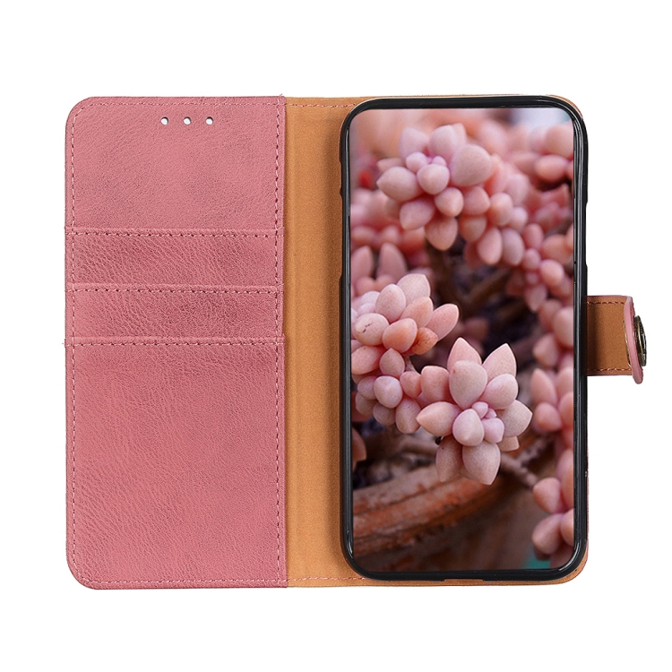 KHAZNEH KHAZNEH Xiaomi 12 Pro Fodral Läder Rosa