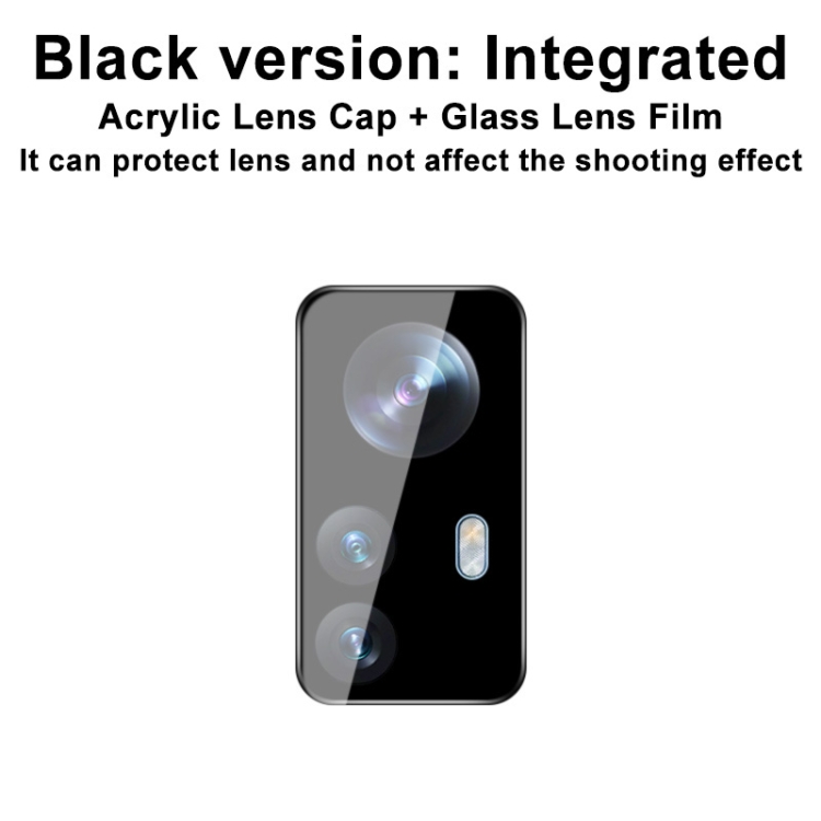 IMAK IMAK Xiaomi 12 Pro Linsskydd Härdat Glas Svart