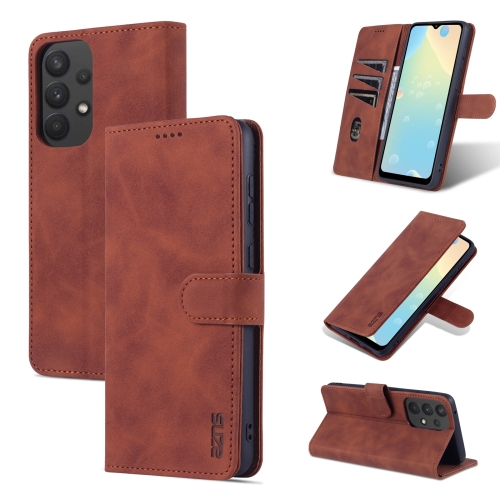 AZNS AZNS Samsung Galaxy A33 5G Fodral Läder Brun