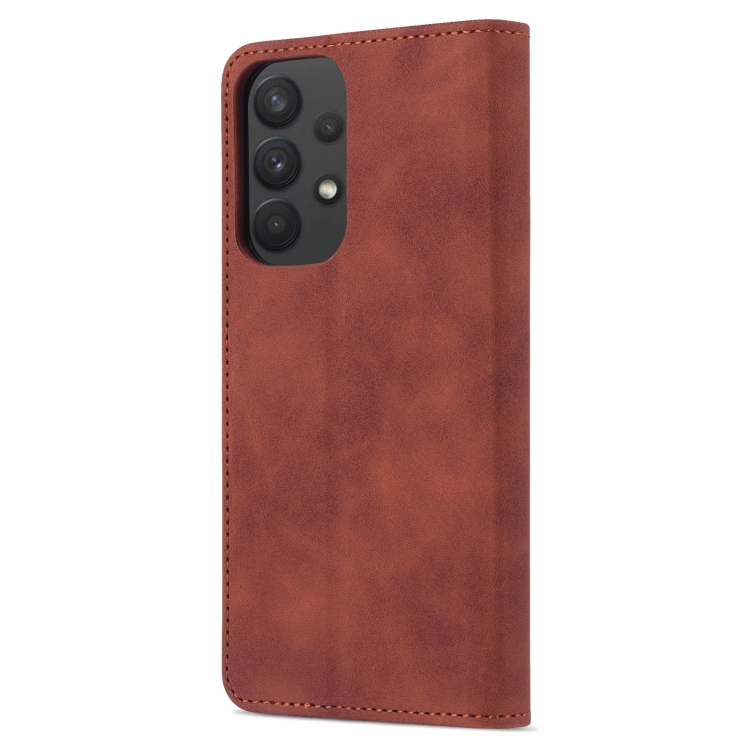 AZNS AZNS Samsung Galaxy A33 5G Fodral Läder Brun
