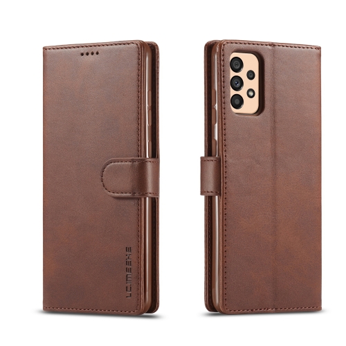 LC.IMEEKE LC.IMEEKE Samsung Galaxy A33 5G Fodral Läder Brun