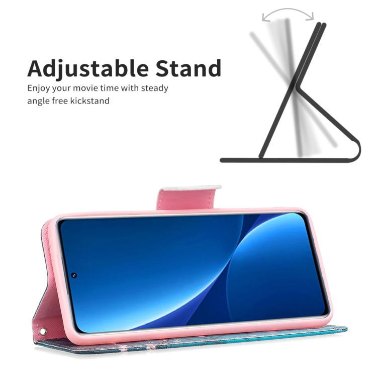  Xiaomi 12 Pro Fodral Med Tryck Blossom