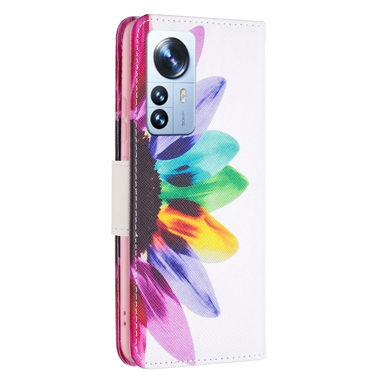  Xiaomi 12 Pro Fodral Med Tryck Sun Flower