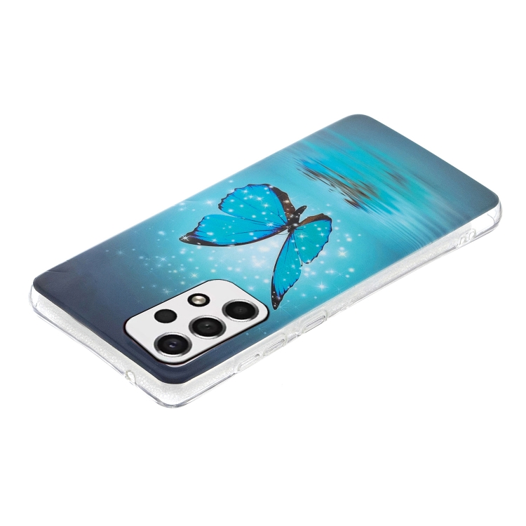  Samsung Galaxy A33 5G Skal Glow-in-dark Fjäril