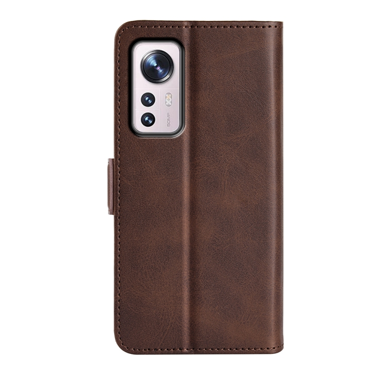  Xiaomi 12 Pro Fodral Magnetisk Stängning Brun