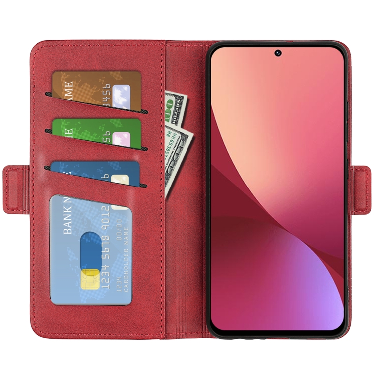  Xiaomi 12 Pro Fodral Magnetisk Stängning Röd