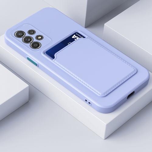  Samsung Galaxy A33 5G Skal Med Kortfack Lila