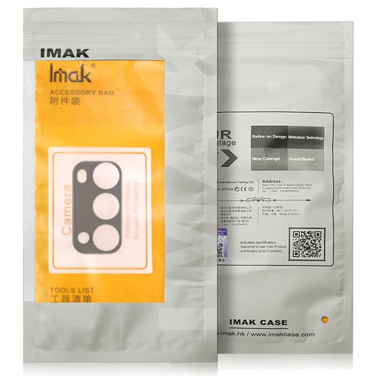 IMAK IMAK Samsung Galaxy S22 / S22 Plus Linsskydd Härdat Glas Svart