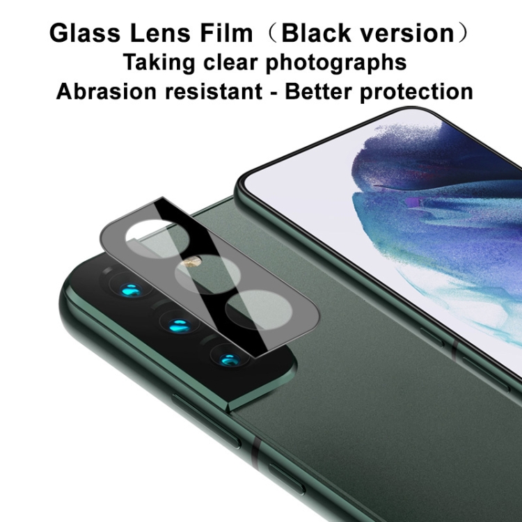 IMAK IMAK Samsung Galaxy S22 / S22 Plus Linsskydd Härdat Glas Svart