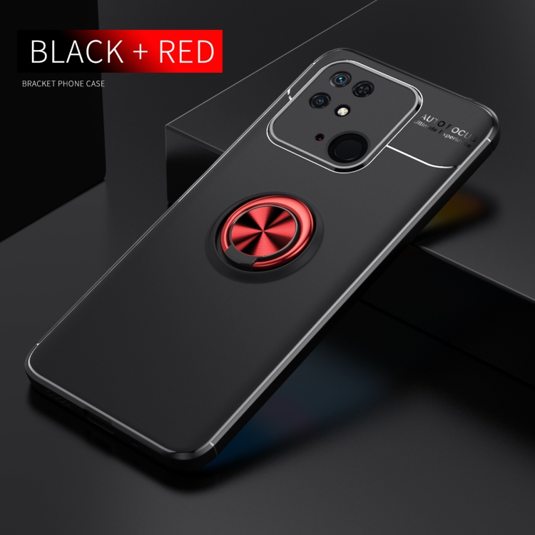  Xiaomi Redmi 10C Skal Ring Svart/Röd