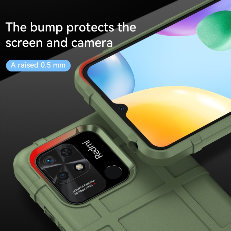  Xiaomi Redmi 10C Skal Robust Grön