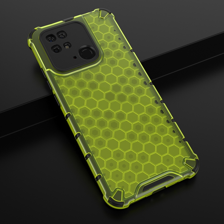  Xiaomi Redmi 10C Skal Armor Honeycomb Grön