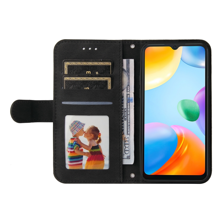 Xiaomi Redmi 10C Fodral Skin Touch Läder Svart