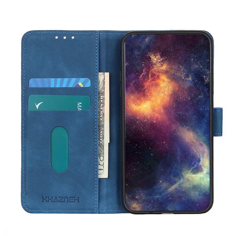 KHAZNEH KHAZNEH Sony Xperia 10 IV Fodral Retro Läder Blå