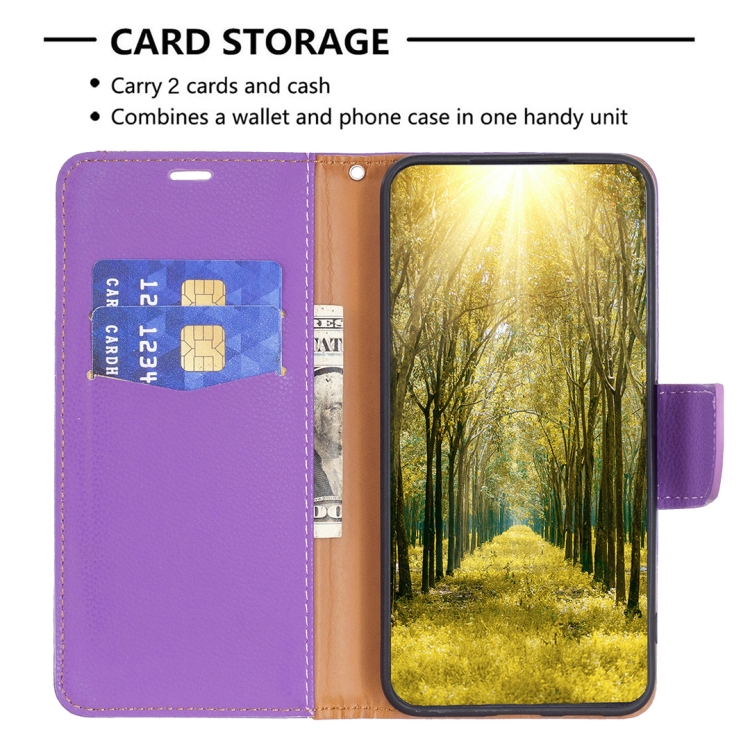  Xiaomi Redmi 10C Fodral Shark Litchi Lila