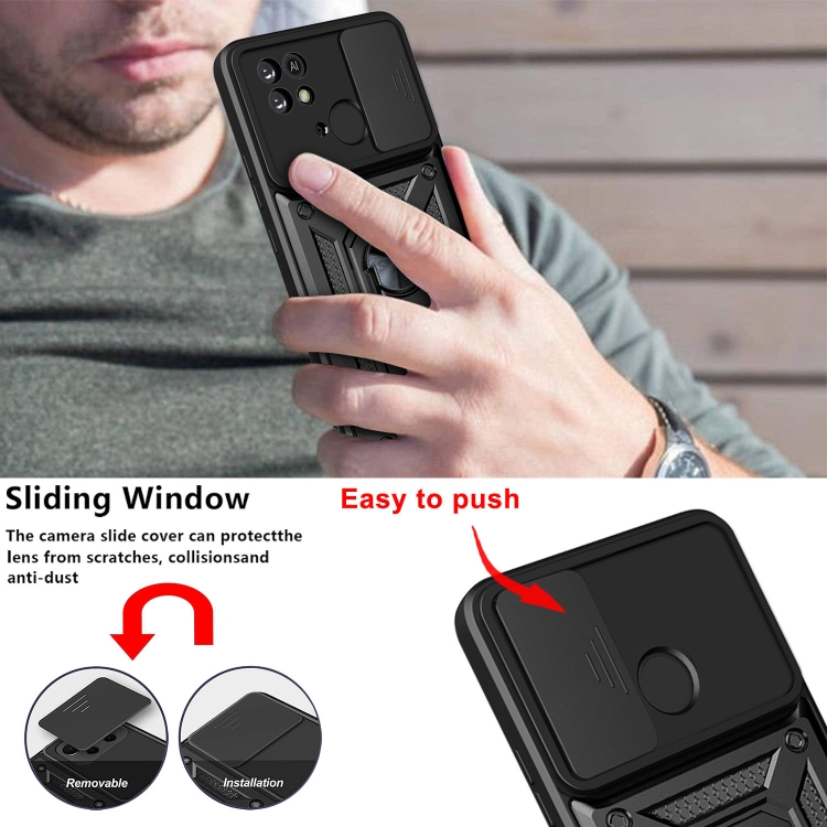  Xiaomi Redmi 10C Skal Hybrid CamShield Silver